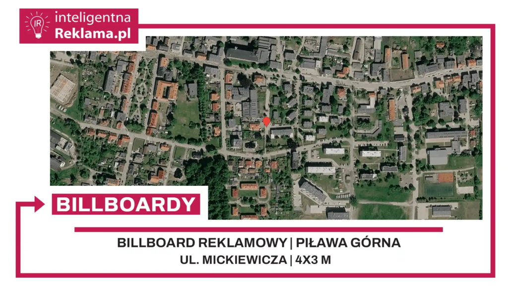 Lokalizacja reklamowa w Piława Górna przy ul. Mickiewicza - powierzchnia 12 m²