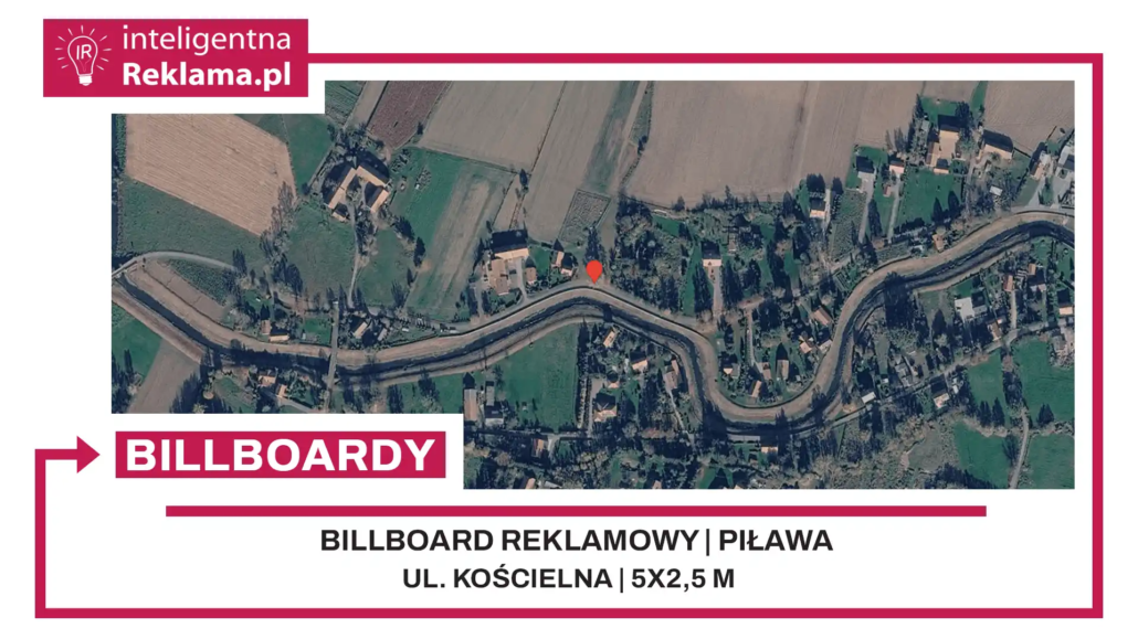 Lokalizacja reklamowa w Piława przy ul. Kościelna - powierzchnia 12,5 m²