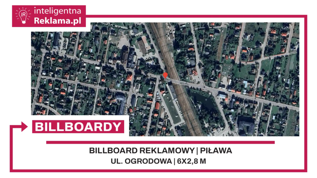 Lokalizacja reklamowa w Piława przy ul. Ogrodowa - powierzchnia 16,8 m²