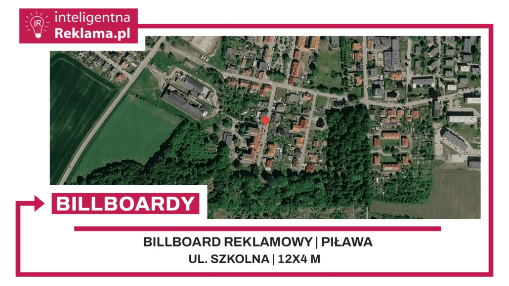 Lokalizacja reklamowa w Piława przy ul. Szkolna - powierzchnia 48 m²