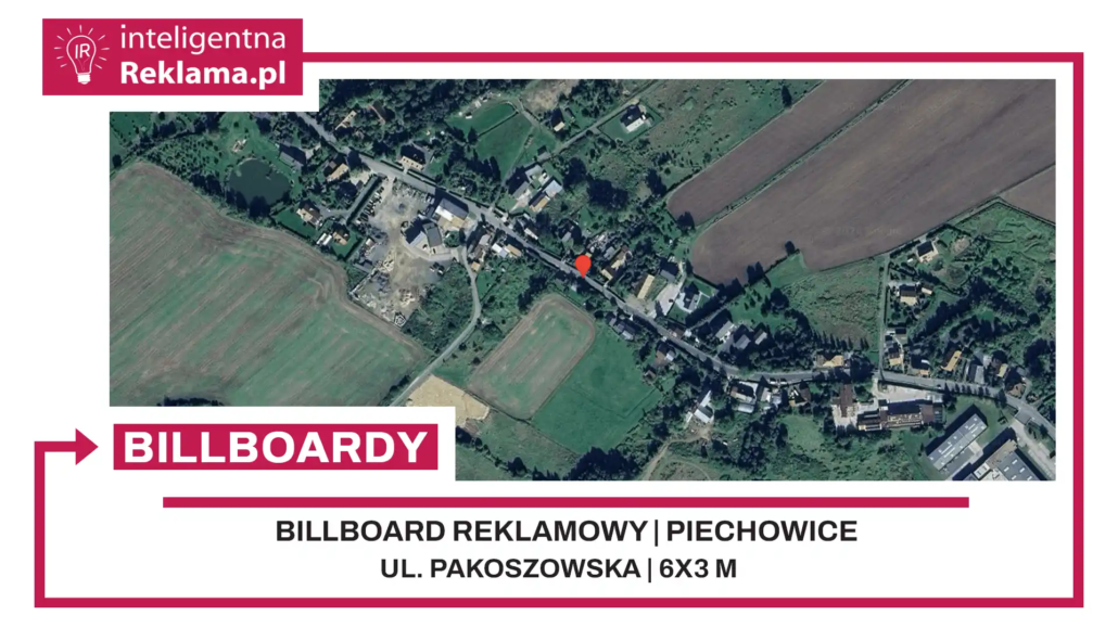 Lokalizacja reklamowa w Piechowice przy ul. Pakoszowska - powierzchnia 18 m²