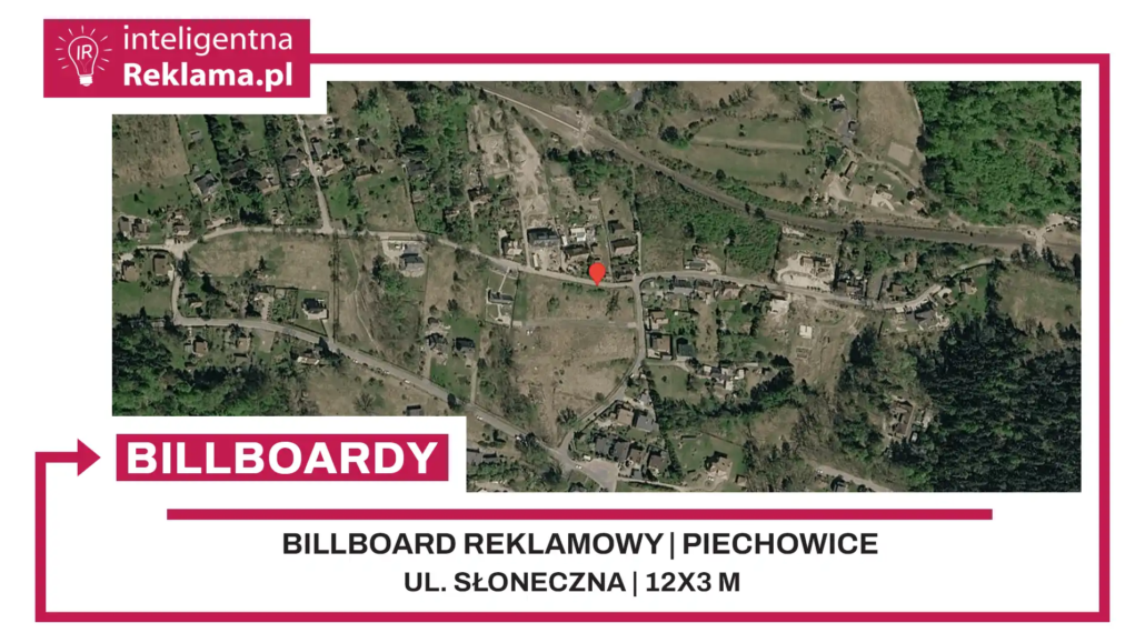 Lokalizacja reklamowa w Piechowice przy ul. Słoneczna - powierzchnia 36 m²