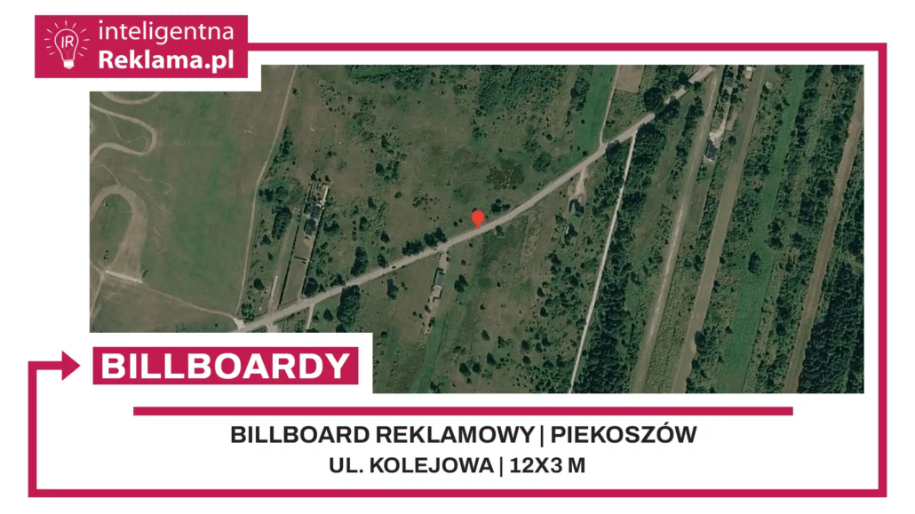Lokalizacja reklamowa w Piekoszów przy ul. Kolejowa - powierzchnia 36 m²