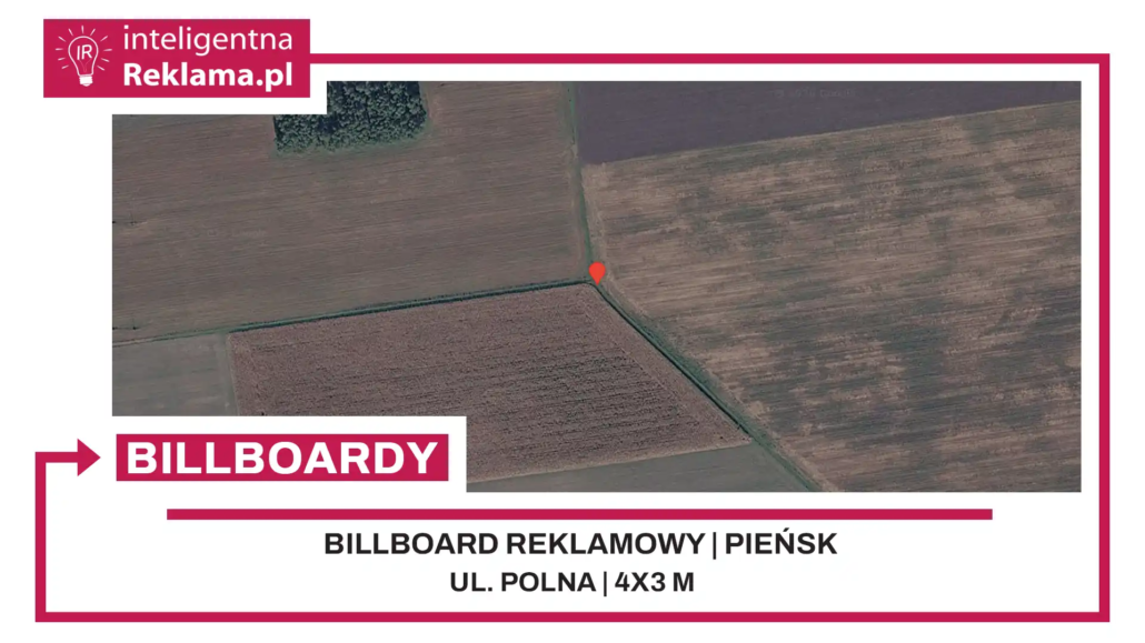 Lokalizacja reklamowa w Pieńsk przy ul. Polna - powierzchnia 12 m²