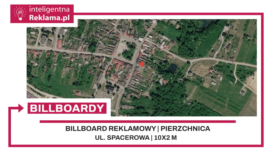 Lokalizacja reklamowa w Pierzchnica przy ul. Spacerowa - powierzchnia 20 m²