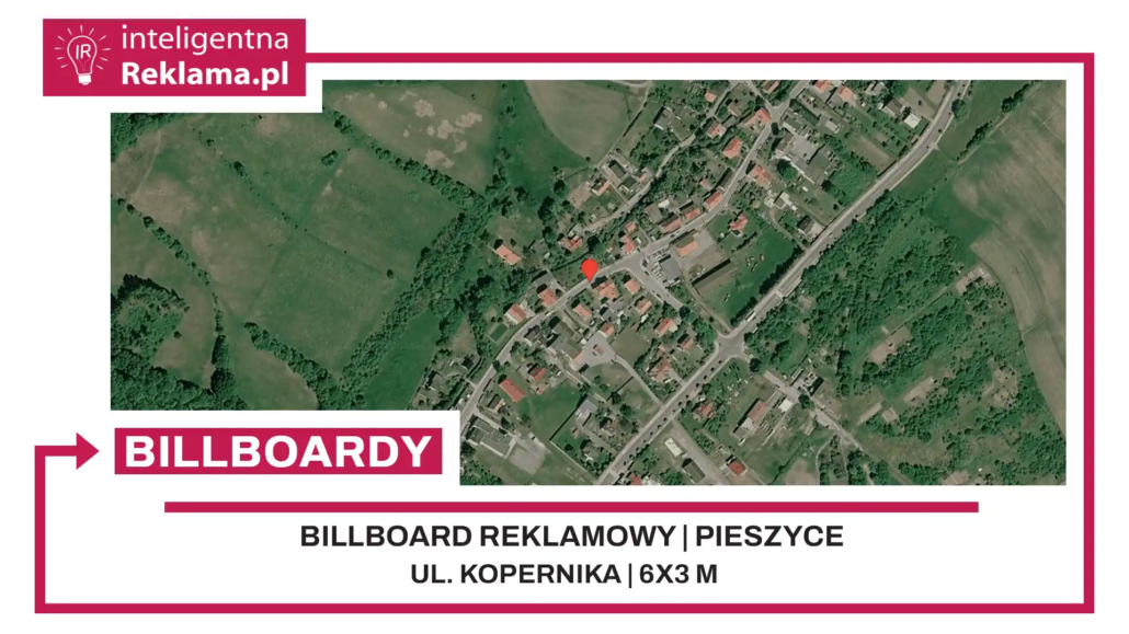 Lokalizacja reklamowa w Pieszyce przy ul. Kopernika - powierzchnia 18 m²