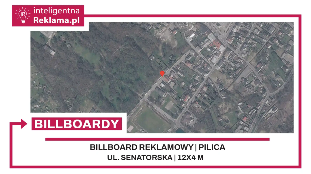 Lokalizacja reklamowa w Pilica przy ul. Senatorska - powierzchnia 48 m²