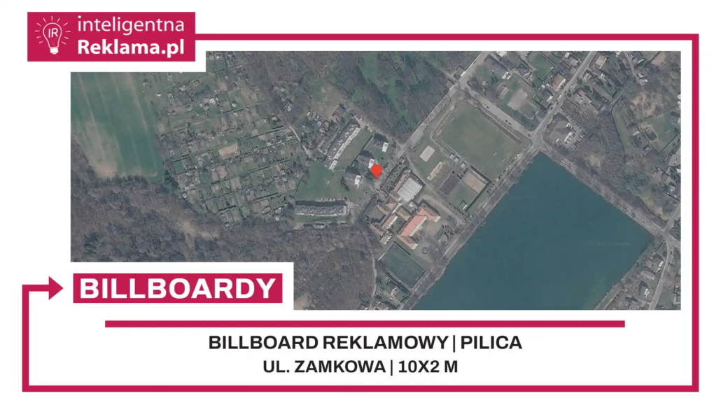 Lokalizacja reklamowa w Pilica przy ul. Zamkowa - powierzchnia 20 m²