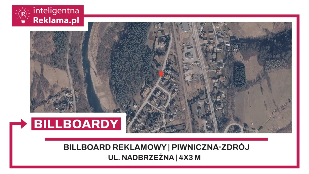 Lokalizacja reklamowa w Piwniczna-Zdrój przy ul. Nadbrzeżna - powierzchnia 12 m²