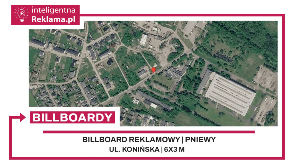 Lokalizacja reklamowa w Pniewy przy ul. Konińska - powierzchnia 18 m²