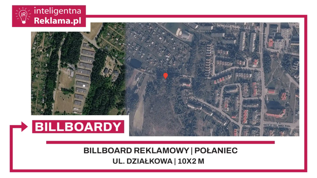 Lokalizacja reklamowa w Połaniec przy ul. Działkowa - powierzchnia 20 m²