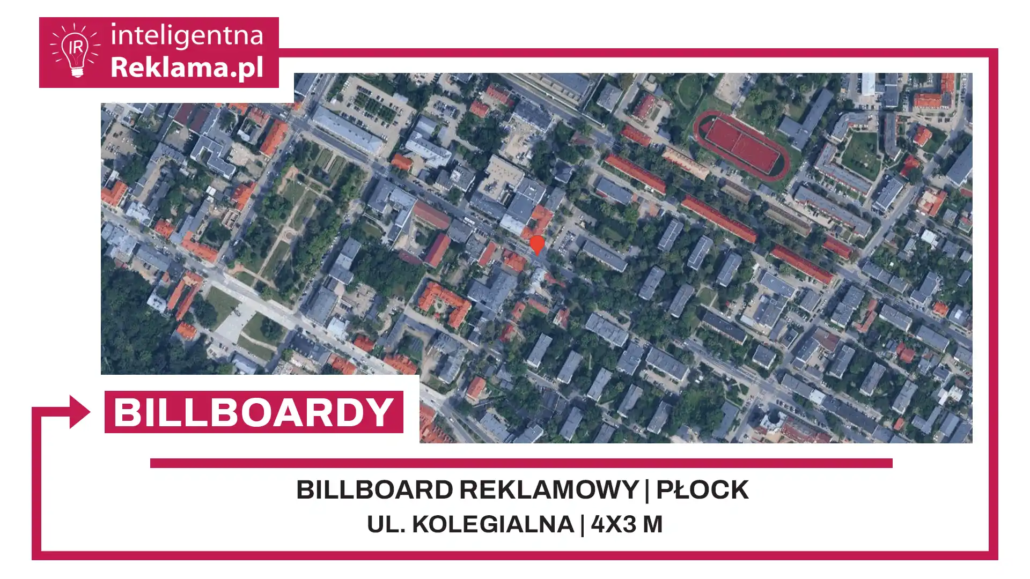Lokalizacja reklamowa w Płock przy ul. Kolegialna - powierzchnia 12 m²