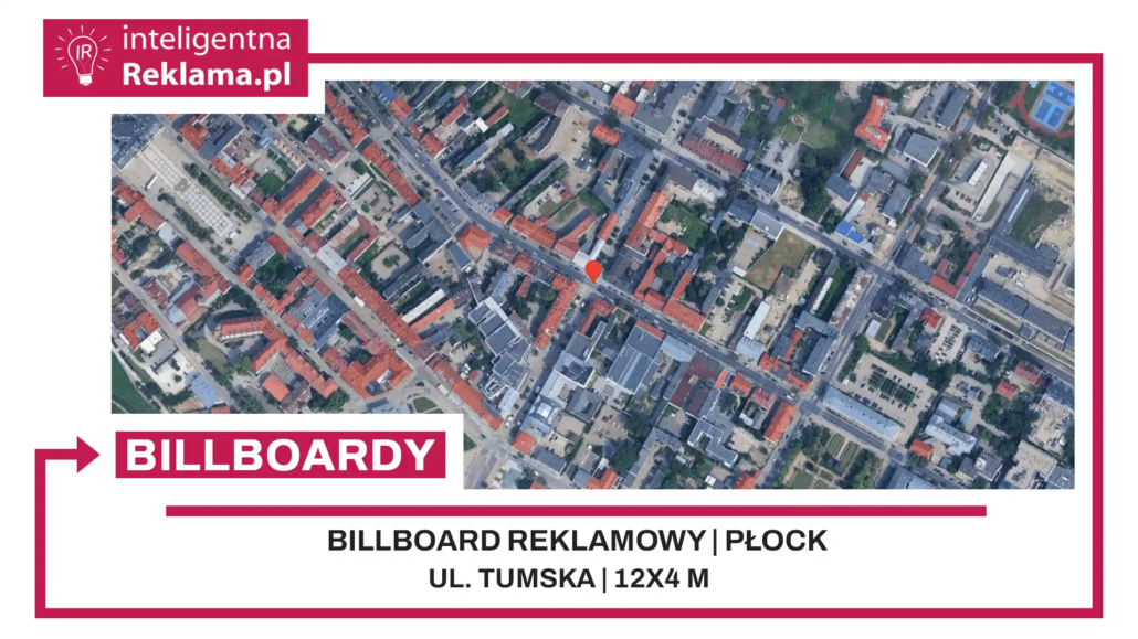 Lokalizacja reklamowa w Płock przy ul. ul. Tumska - powierzchnia 48 m²