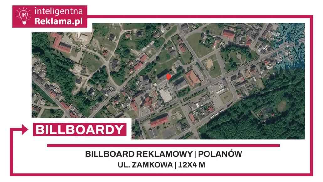 Lokalizacja reklamowa w Polanów przy ul. Zamkowa - powierzchnia 48 m²