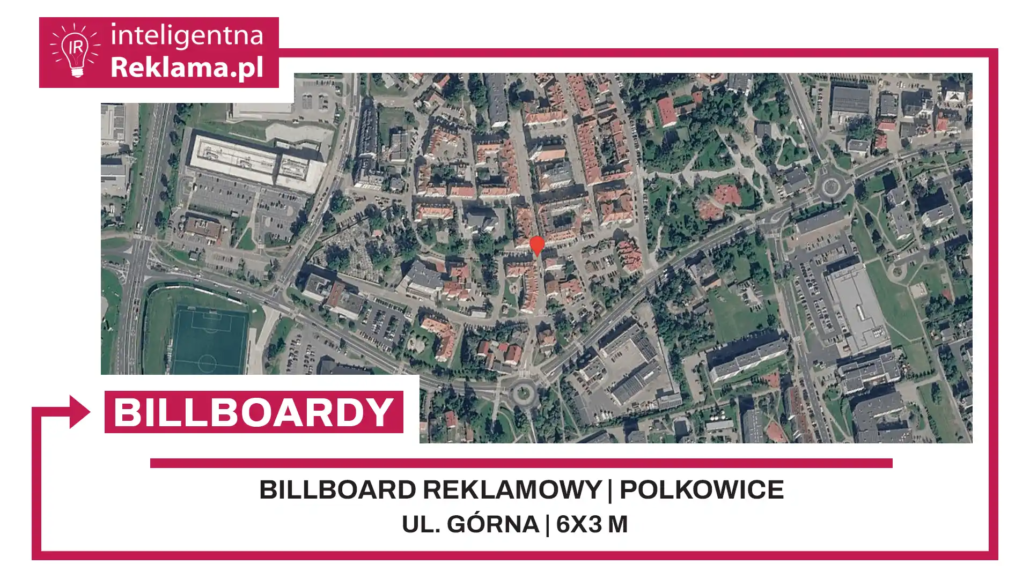 Lokalizacja reklamowa w Polkowice przy ul. Górna - powierzchnia 18 m²