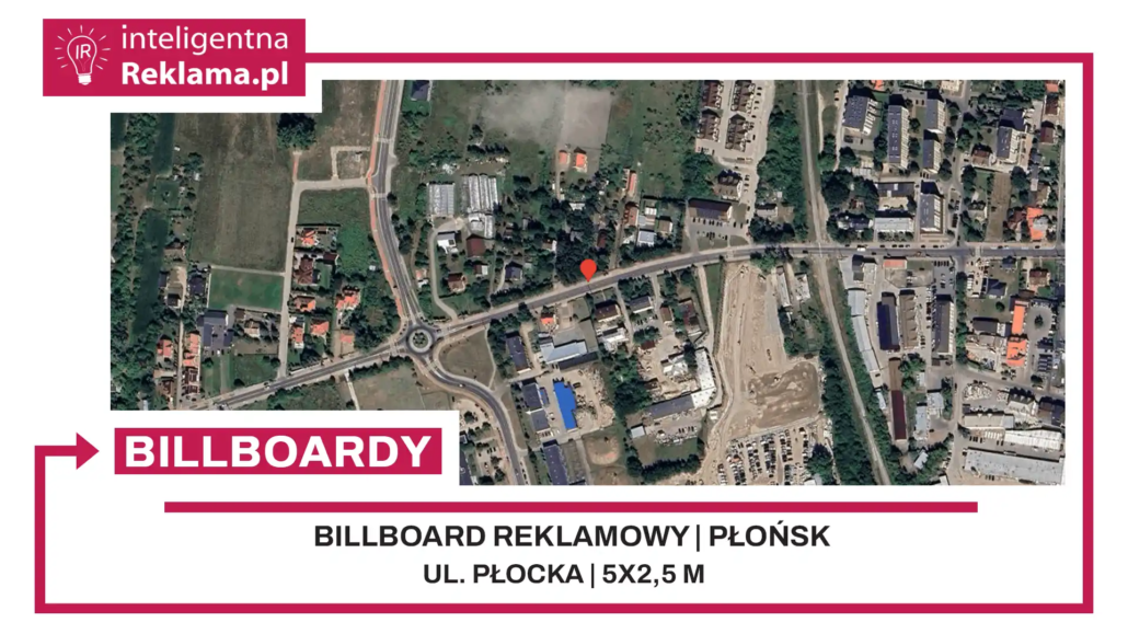 Lokalizacja reklamowa w Płońsk przy ul. Płocka - powierzchnia 12,5 m²