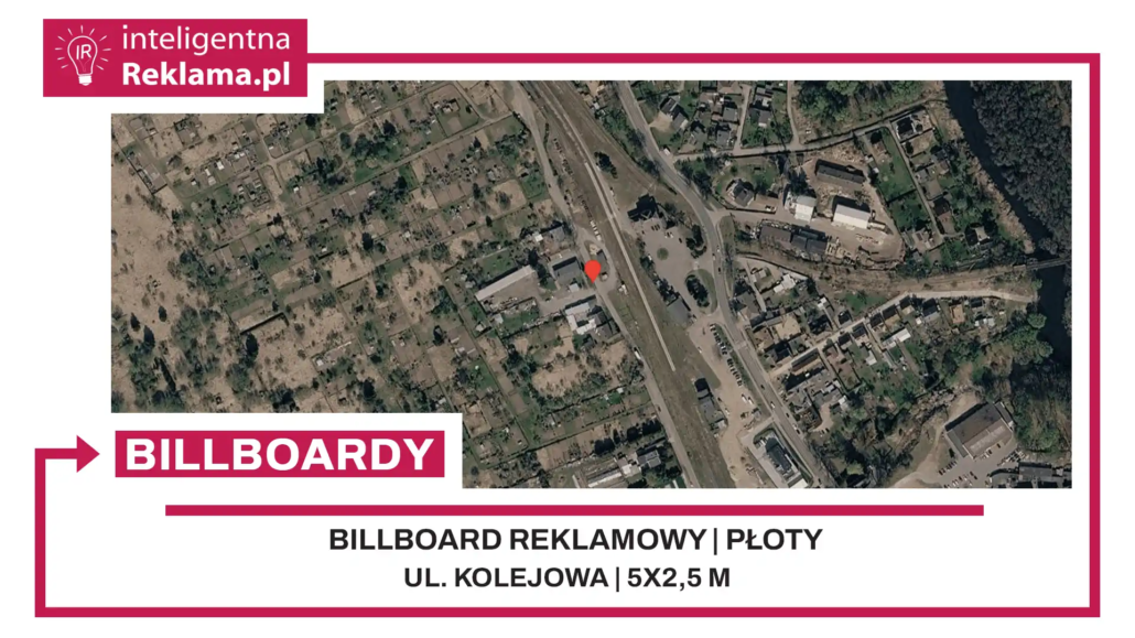 Lokalizacja reklamowa w Płoty przy ul. Kolejowa - powierzchnia 12,5 m²