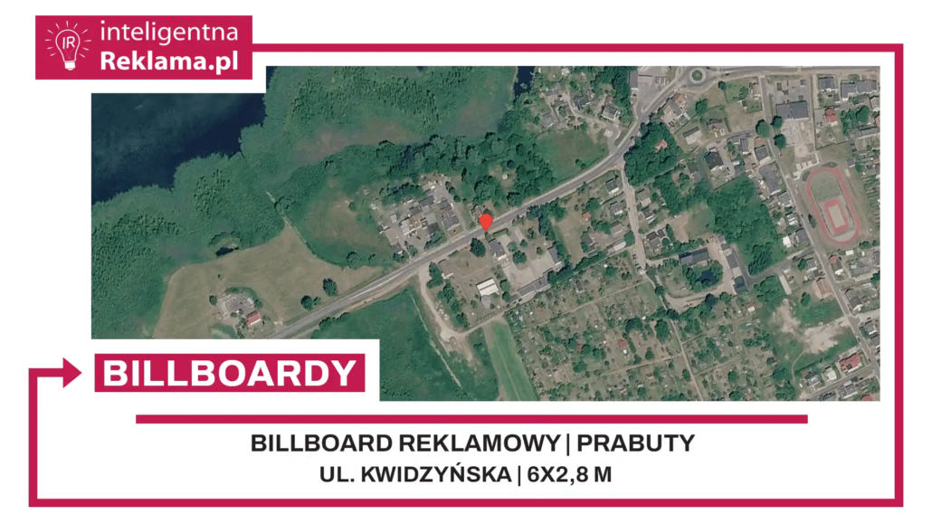 Lokalizacja reklamowa w Prabuty przy ul. Kwidzyńska - powierzchnia 16,8 m²
