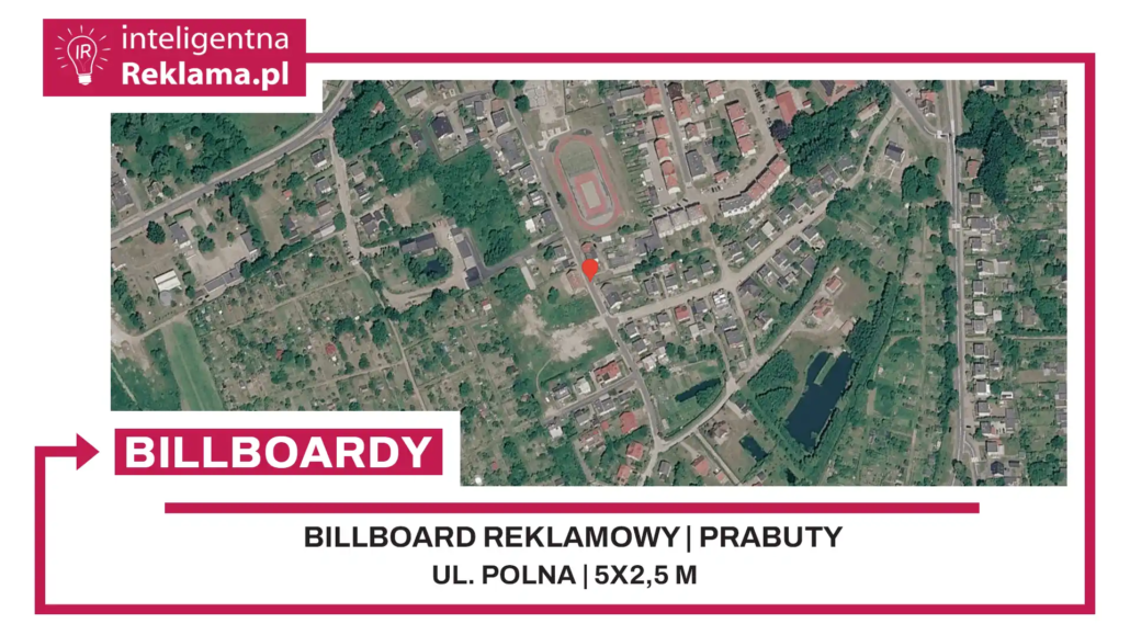 Lokalizacja reklamowa w Prabuty przy ul. Polna - powierzchnia 12,5 m²
