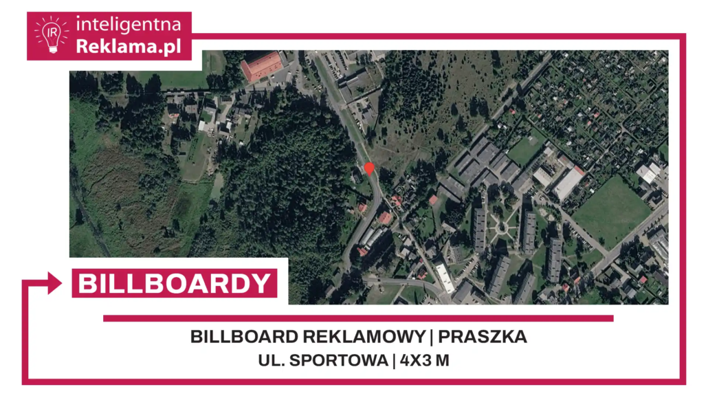 Lokalizacja reklamowa w Praszka przy ul. Sportowa - powierzchnia 12 m²