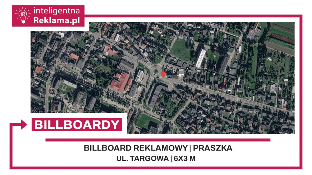 Lokalizacja reklamowa w Praszka przy ul. Targowa - powierzchnia 18 m²