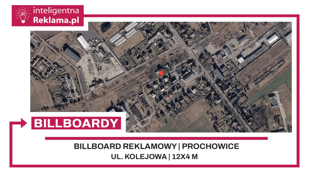 Lokalizacja reklamowa w Prochowice przy ul. Kolejowa - powierzchnia 48 m²