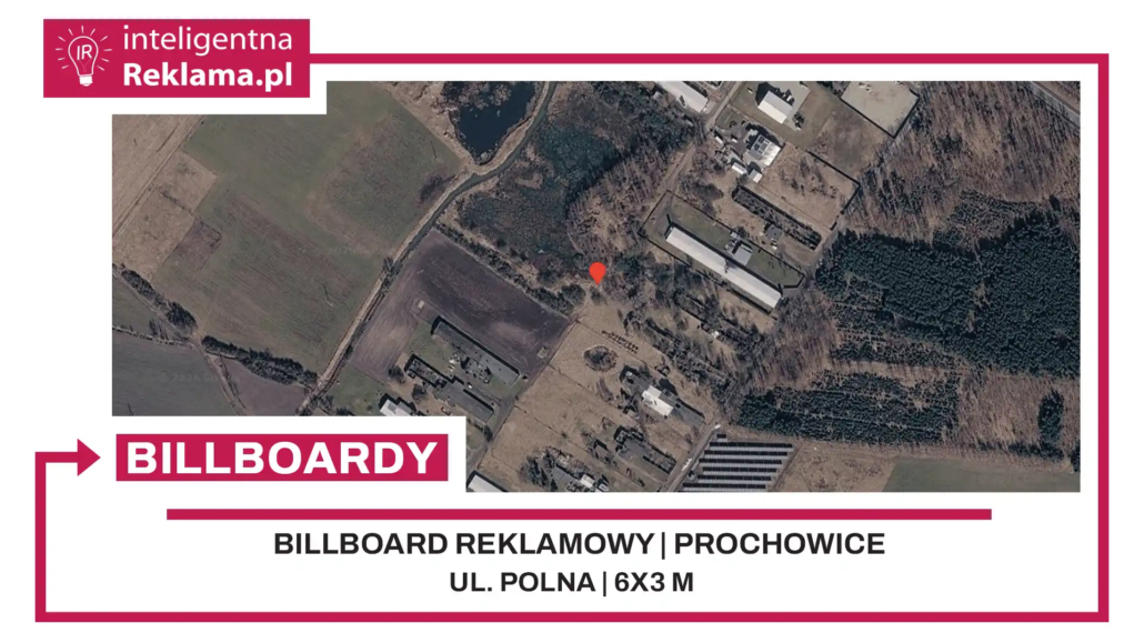 Lokalizacja reklamowa w Prochowice przy ul. Polna - powierzchnia 18 m²