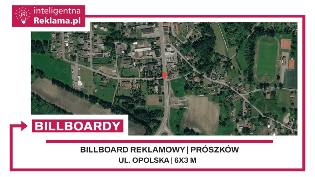 Lokalizacja reklamowa w Prószków przy ul. Opolska - powierzchnia 18 m²