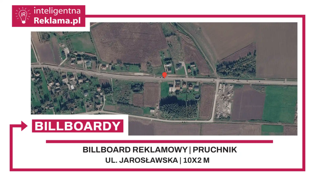 Lokalizacja reklamowa w Pruchnik przy ul. Jarosławska - powierzchnia 20 m²