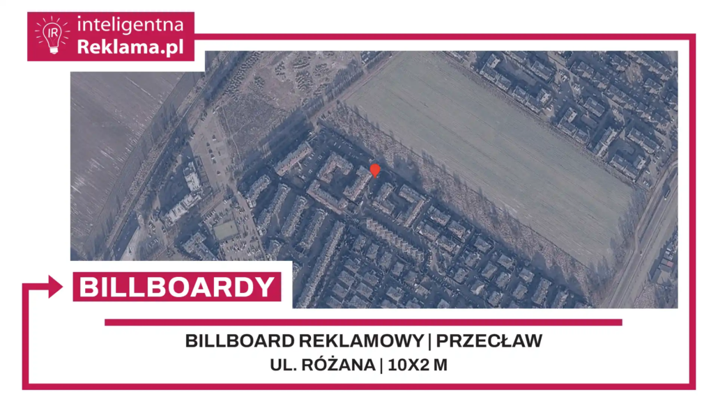 Lokalizacja reklamowa w Przecław przy ul. Różana - powierzchnia 20 m²
