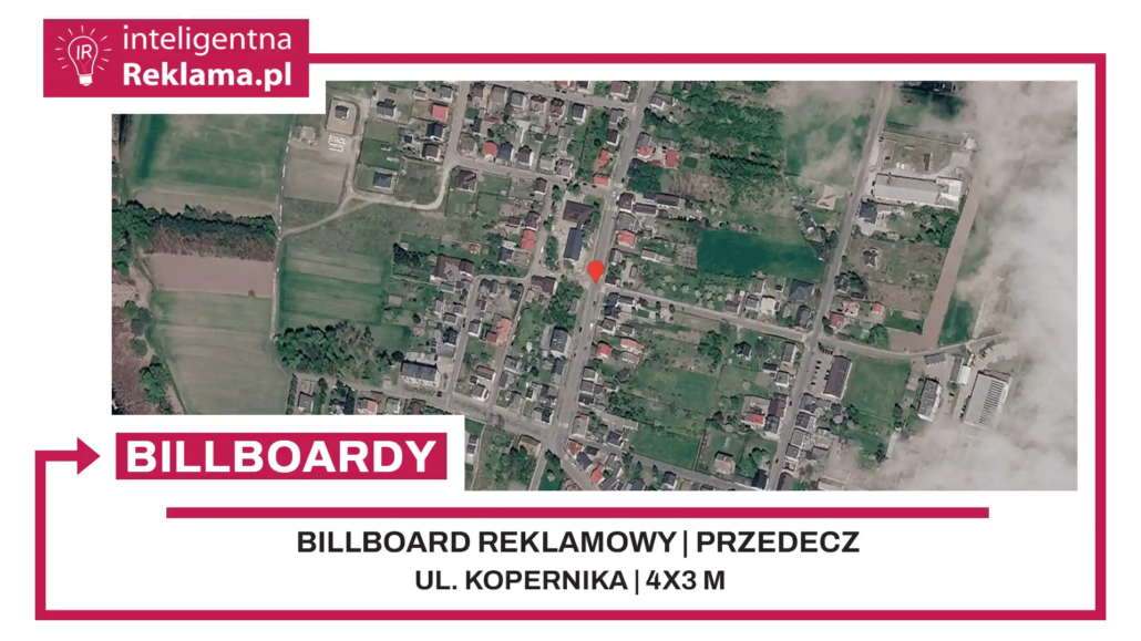 Lokalizacja reklamowa w Przedecz przy ul. Kopernika - powierzchnia 12 m²