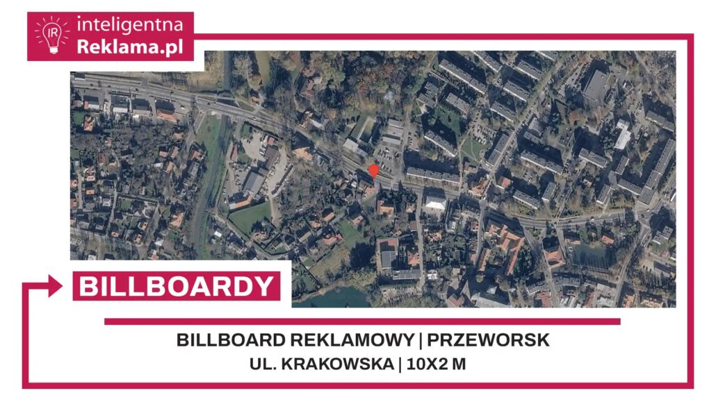 Lokalizacja reklamowa w Przeworsk przy ul. ul. Krakowska - powierzchnia 20 m²