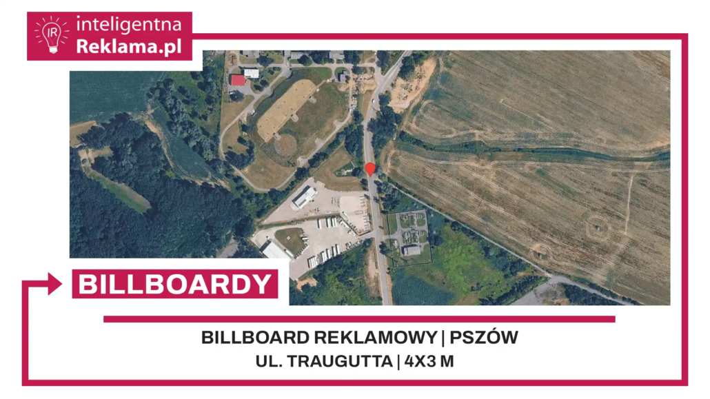 Lokalizacja reklamowa w Pszów przy ul. ul. Traugutta - powierzchnia 12 m²