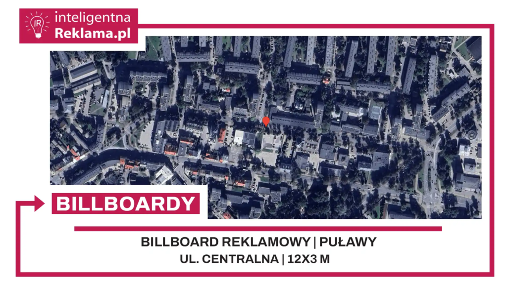Lokalizacja reklamowa w Puławy przy ul. Centralna - powierzchnia 36 m²