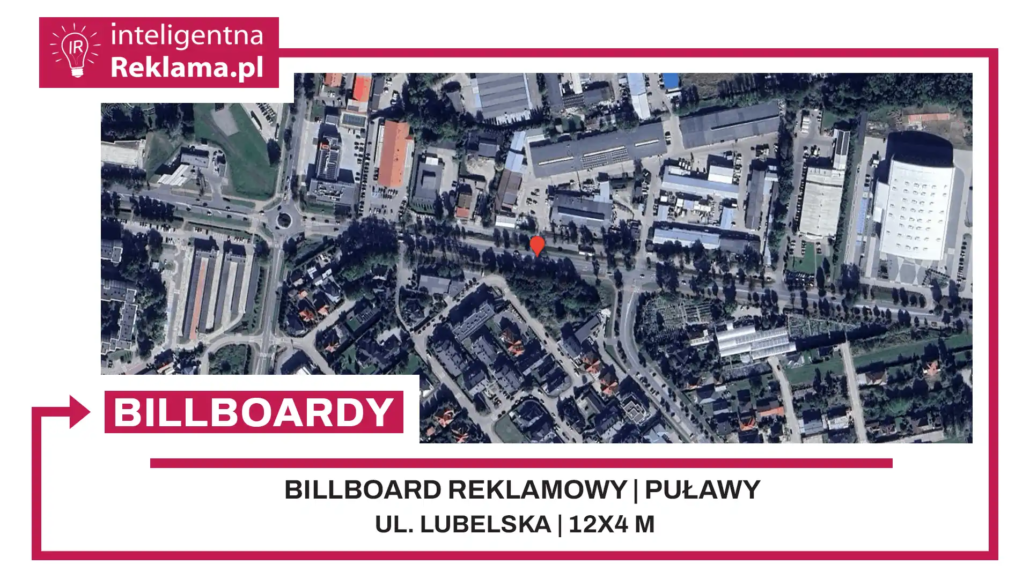 Lokalizacja reklamowa w Puławy przy ul. Lubelska - powierzchnia 48 m²
