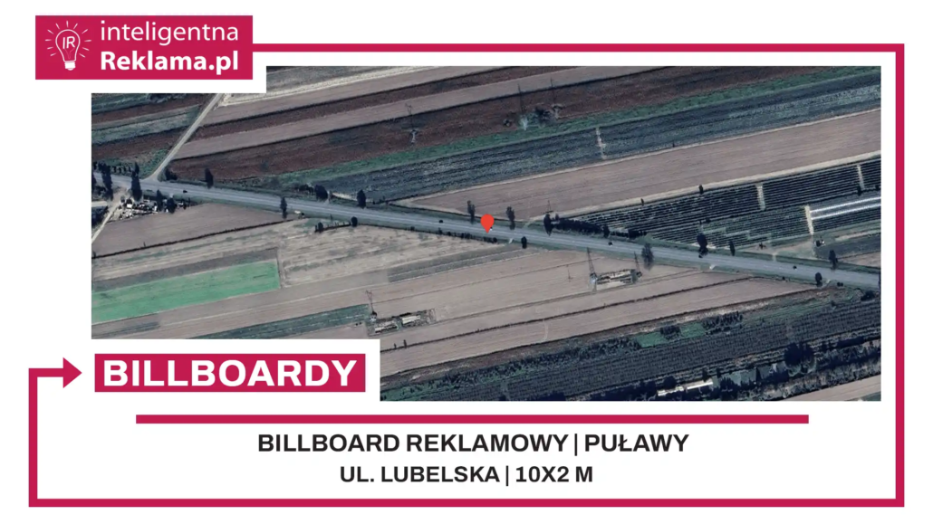 Lokalizacja reklamowa w Puławy przy ul. ul. Lubelska - powierzchnia 20 m²
