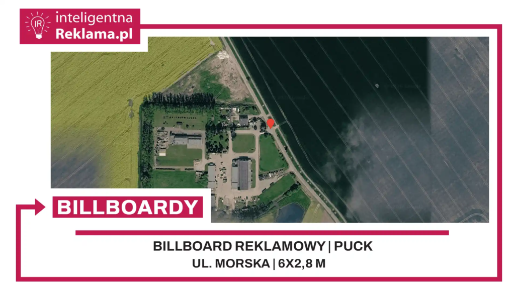 Lokalizacja reklamowa w Puck przy ul. Morska - powierzchnia 16,8 m²