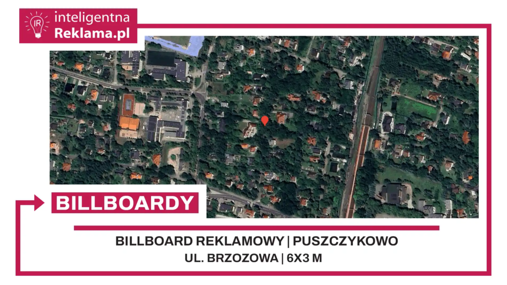 Lokalizacja reklamowa w Puszczykowo przy ul. Brzozowa - powierzchnia 18 m²
