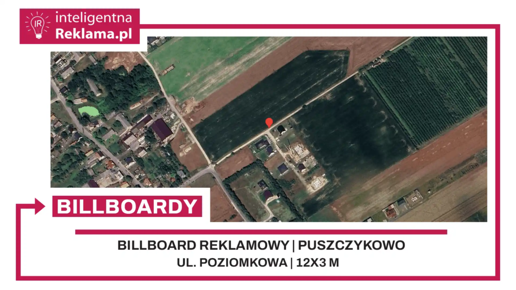 Lokalizacja reklamowa w Puszczykowo przy ul. Poziomkowa - powierzchnia 36 m²