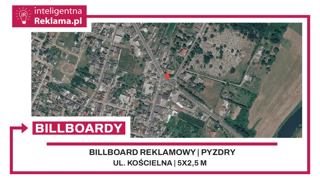 Lokalizacja reklamowa w Pyzdry przy ul. Kościelna - powierzchnia 12,5 m²