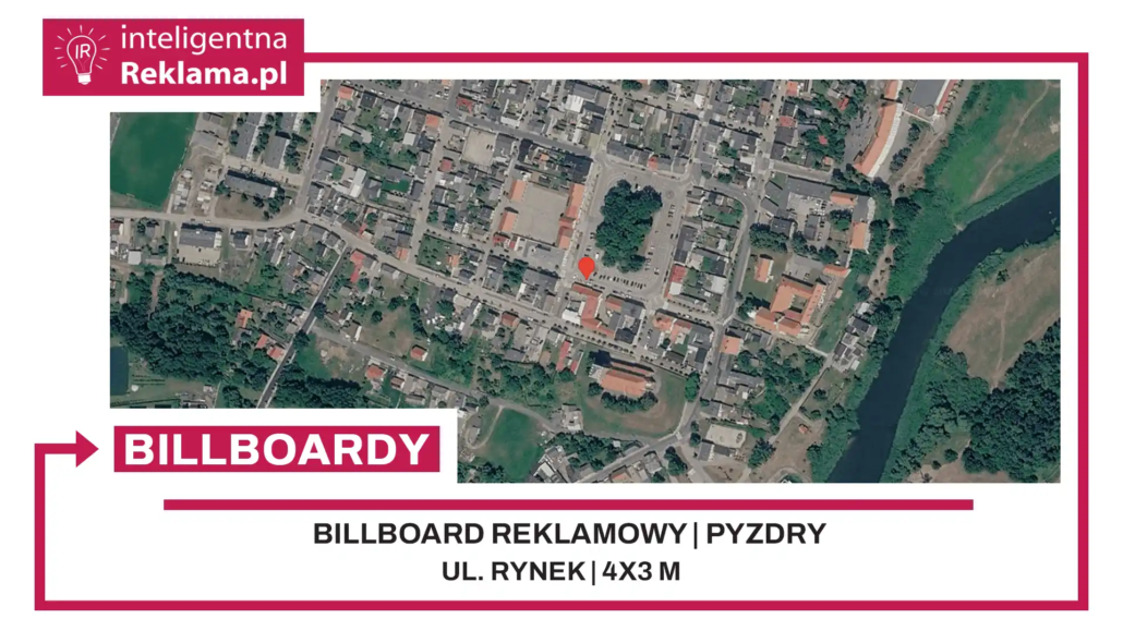 Lokalizacja reklamowa w Pyzdry przy ul. Rynek - powierzchnia 12 m²