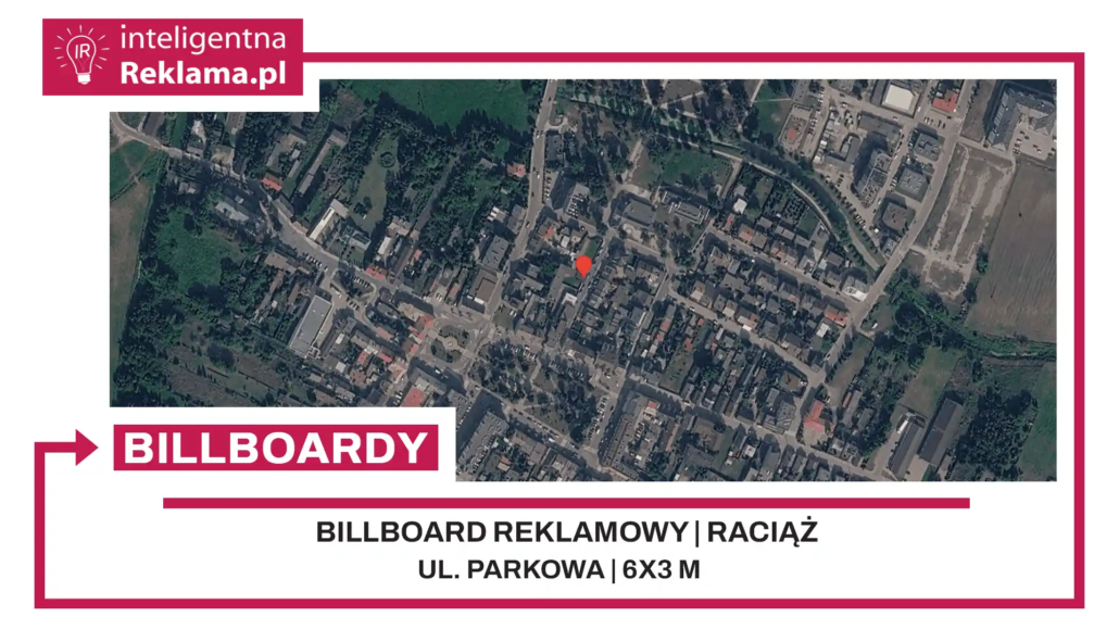 Lokalizacja reklamowa w Raciąż przy ul. Parkowa - powierzchnia 18 m²