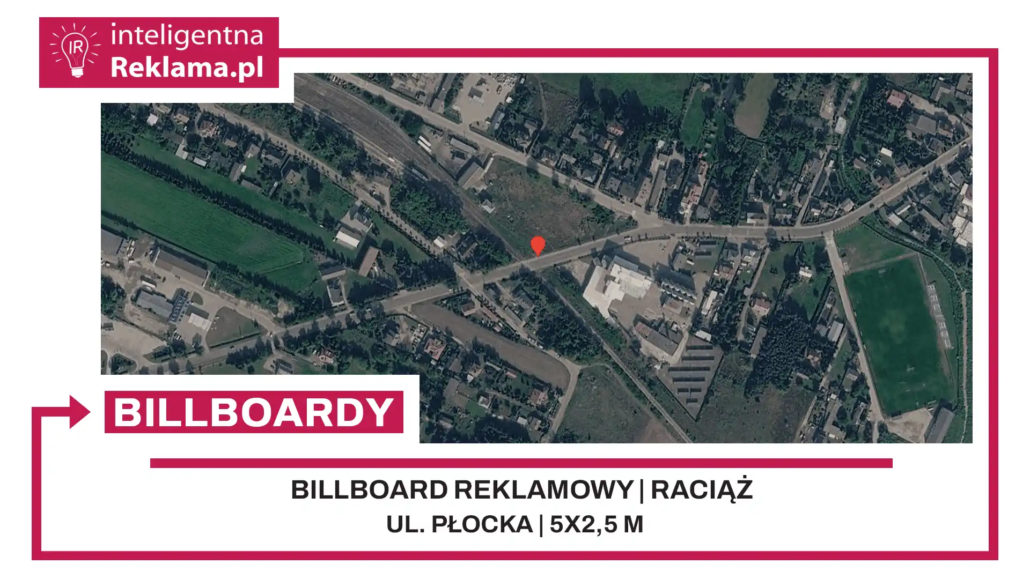 Lokalizacja reklamowa w Raciąż przy ul. Płocka - powierzchnia 12,5 m²