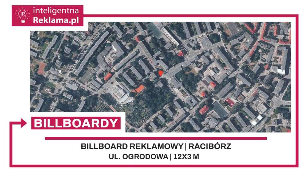 Lokalizacja reklamowa w Racibórz przy ul. Ogrodowa - powierzchnia 36 m²