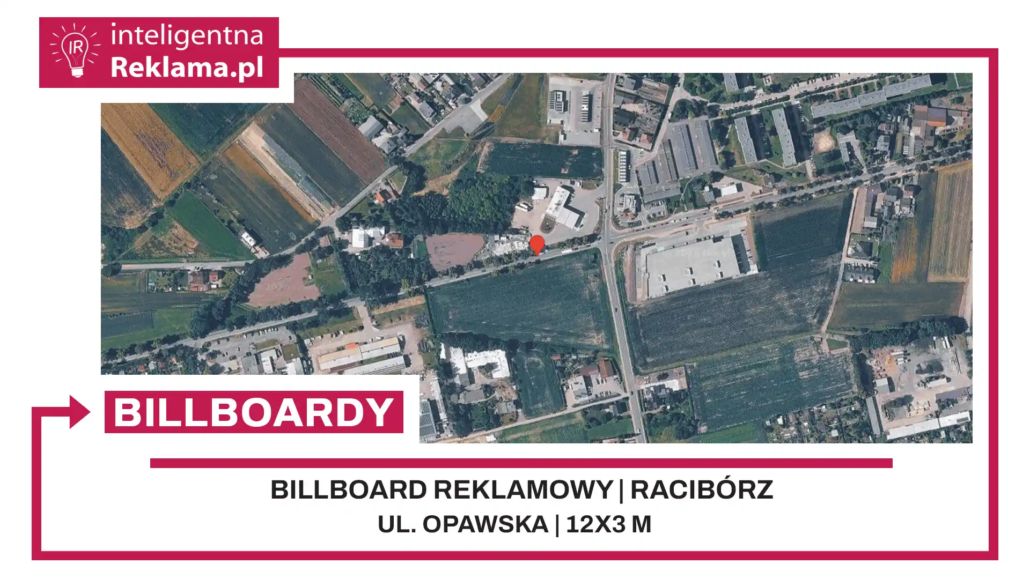 Lokalizacja reklamowa w Racibórz przy ul. ul. Opawska - powierzchnia 36 m²