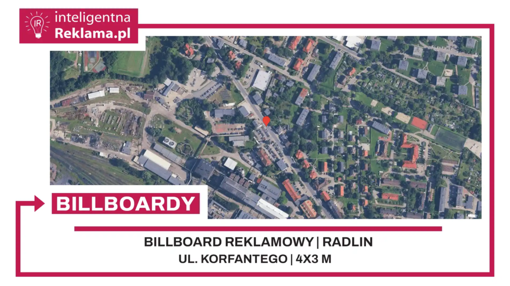 Lokalizacja reklamowa w Radlin przy ul. Korfantego - powierzchnia 12 m²