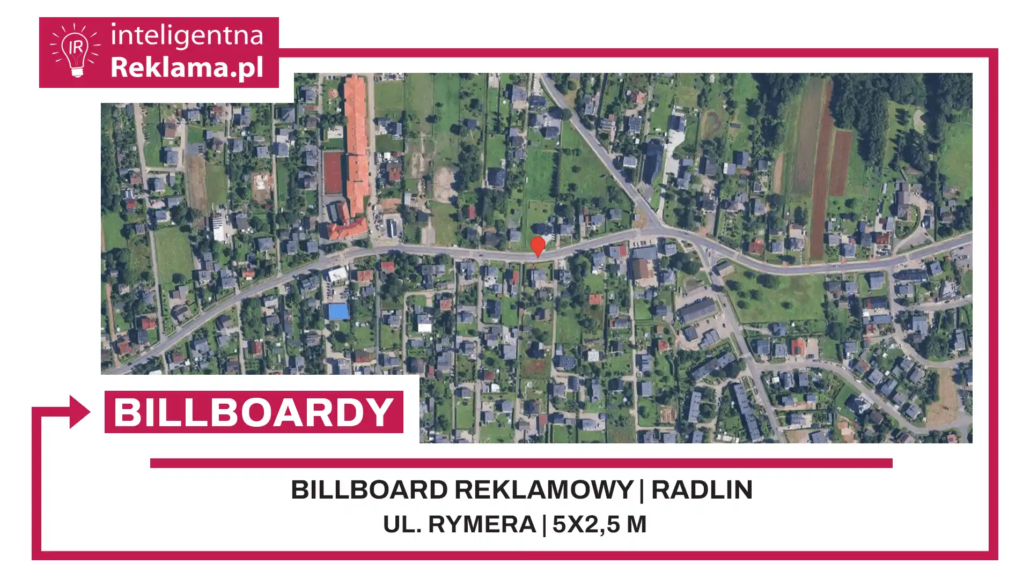 Lokalizacja reklamowa w Radlin przy ul. ul. Rymera - powierzchnia 12,5 m²