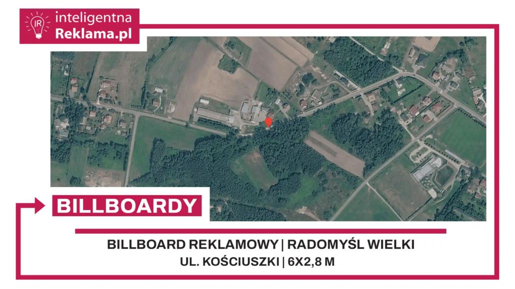 Lokalizacja reklamowa w Radomyśl Wielki przy ul. Kościuszki - powierzchnia 16,8 m²