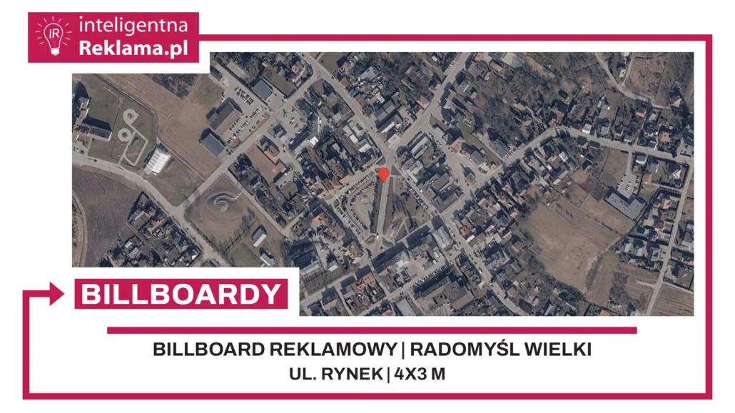 Lokalizacja reklamowa w Radomyśl Wielki przy ul. ul. Rynek - powierzchnia 12 m²