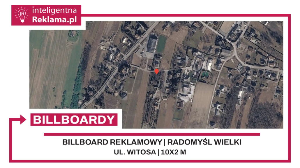 Lokalizacja reklamowa w Radomyśl Wielki przy ul. Witosa - powierzchnia 20 m²